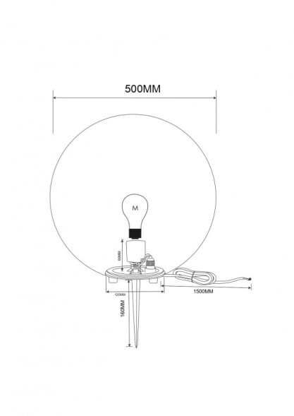 Садово-парковый светильник Maytoni Erda O594FL-01W1