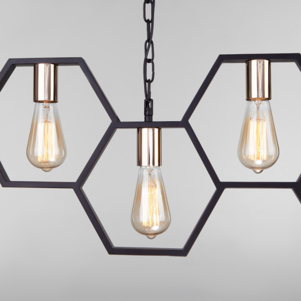 Подвесная люстра Eurosvet Arnia 70117/5 черный