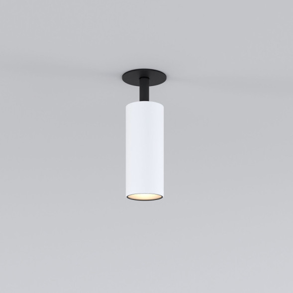 Встраиваемый точечный светильник Elektrostandard Diffe белый/черный 10W 4200K (25052/LED)