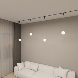 Светодиодный трековый светильник Denkirs SMART MOON DK8052-BK