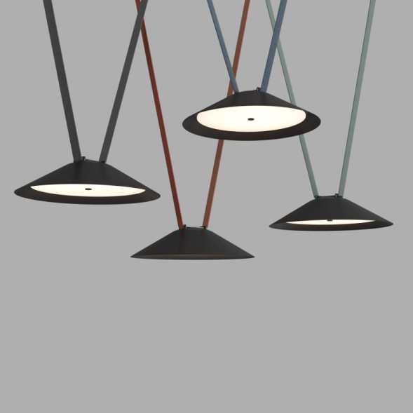 Светодиодный трековый светильник Denkirs DK5664-BK BELTY FLOW