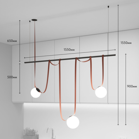 Трек-система Denkirs Belty SET DK55SET07-01-BR