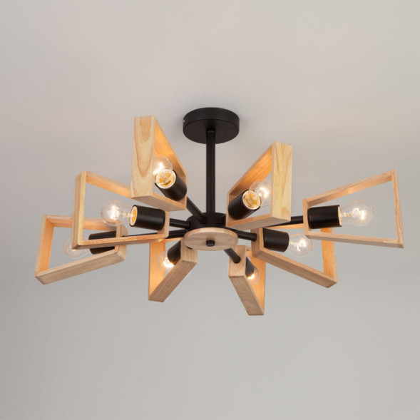 Люстра на штанге Eurosvet Klark 70056/8 черный