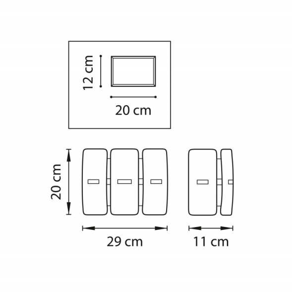 Бра Lightstar Lamella 801616