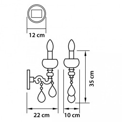 Бра Lightstar Montare 787612