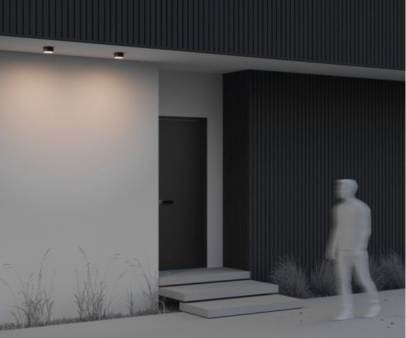 Накладной уличный светильник Maytoni Zon IP O430CL-L15B3K