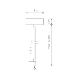 Стойка Nowodvorski Track White 9237