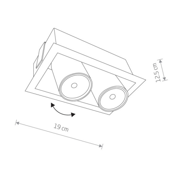Встраиваемый точечный светильник Nowodvorski EYE MOD 8938