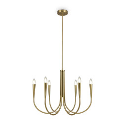 Люстра на штанге Freya Branches FR5253PL-06BS