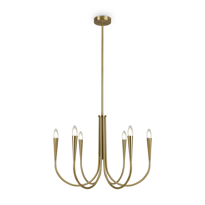 Люстра на штанге Freya Branches FR5253PL-06BS