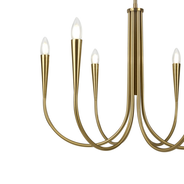 Люстра на штанге Freya Branches FR5253PL-06BS