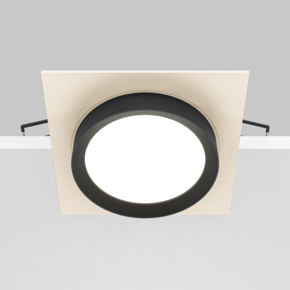 Встраиваемый точечный светильник Maytoni Technical Hoop DL086-GX53-SQ-WB