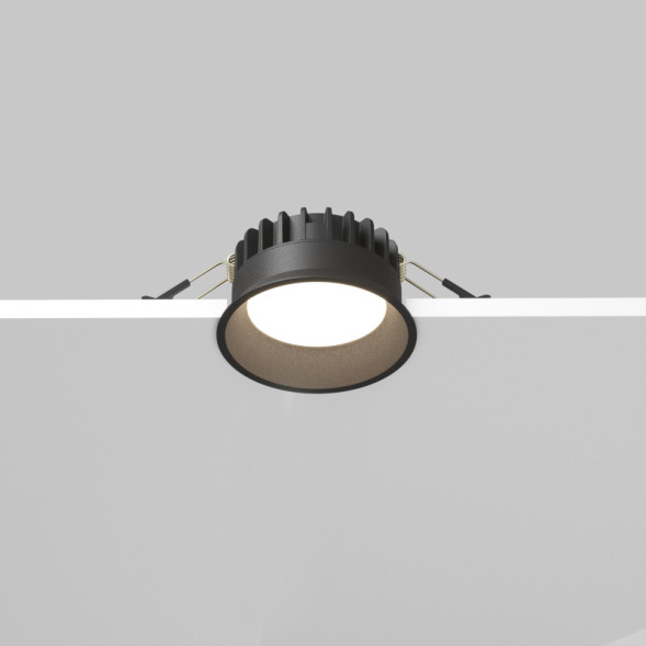 Точечный влагозащищенный светильник Maytoni Technical Okno DL055-8W3-4-6K-B