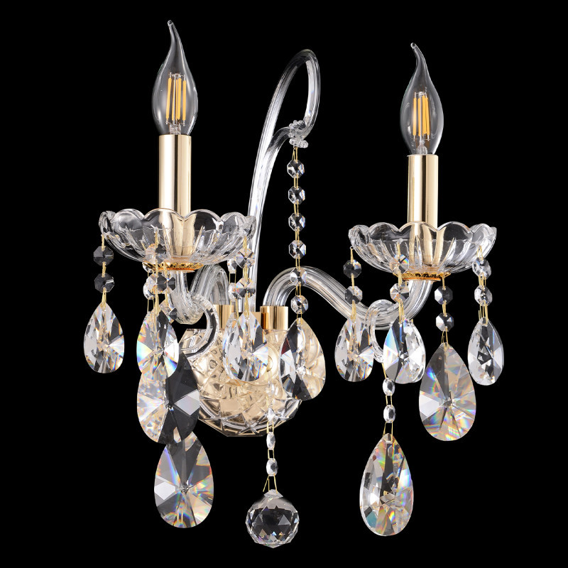 Бра Crystal Lux Monica MONICA AP2 GOLD