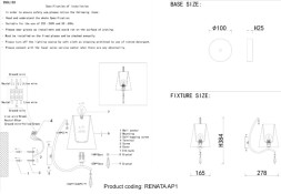 Бра Crystal Lux Renata RENATA AP1 GOLD