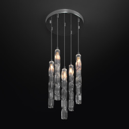 Каскадная люстра Eurosvet Lynn 50381/5 хром