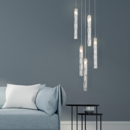 Каскадная люстра Eurosvet Lynn 50381/5 хром