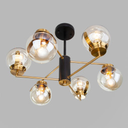 Люстра на штанге Eurosvet CREEK 70118/6 черный