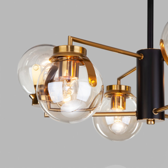 Люстра на штанге Eurosvet CREEK 70118/6 черный