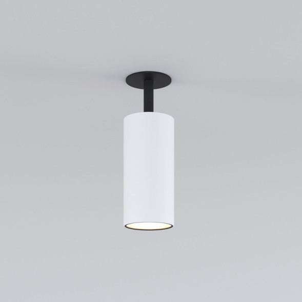 Встраиваемый точечный светильник Elektrostandard Diffe белый/черный 15W 4200K (25066/LED)