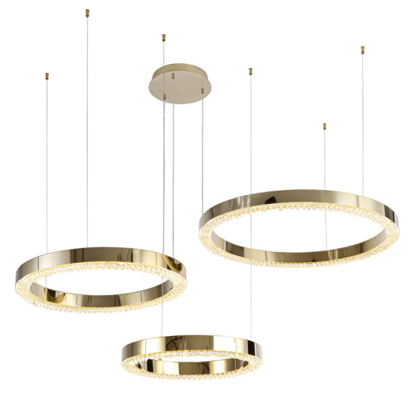 Каскадная люстра Crystal Lux Saturn SATURN SP120W LED GOLD