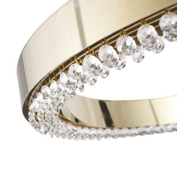 Каскадная люстра Crystal Lux Saturn SATURN SP120W LED GOLD