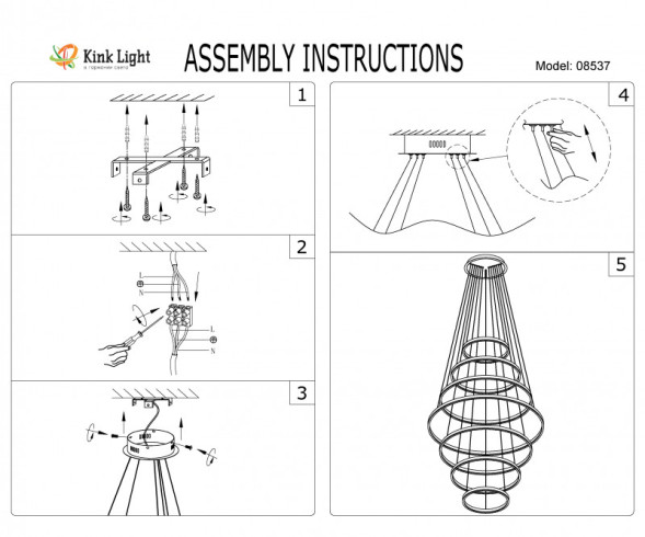 Каскадная люстра Kink Light ТОР 08537,19(4000K)