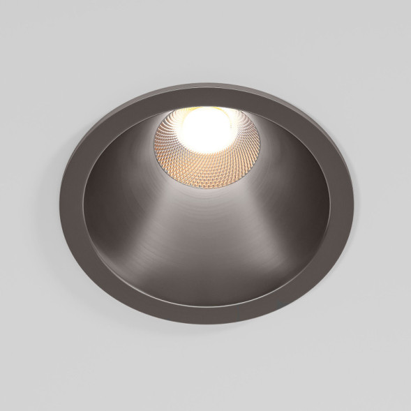 Встраиваемый светильник Elektrostandard 25071/LED 15W титан Forte