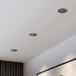 Встраиваемый светильник Elektrostandard 25071/LED 15W титан Forte