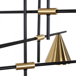 Люстра на штанге ARTE Lamp JACOB A7029PL-9BK