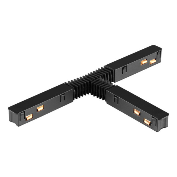 Коннектор для шинопровода Novotech Flum Track Black 135176