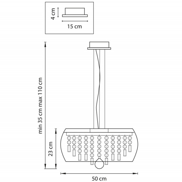 Подвесная люстра Lightstar ACQUARIO 753084