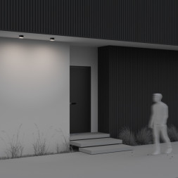 Накладной уличный светильник Maytoni Zon IP O430CL-L15B4K