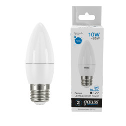 Светодиодная лампа Gauss 30230 10W 220V 750lm E27 белый (холодный)