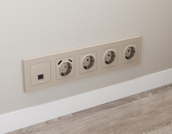 Розетка MA372005 Ambrella Volt MA