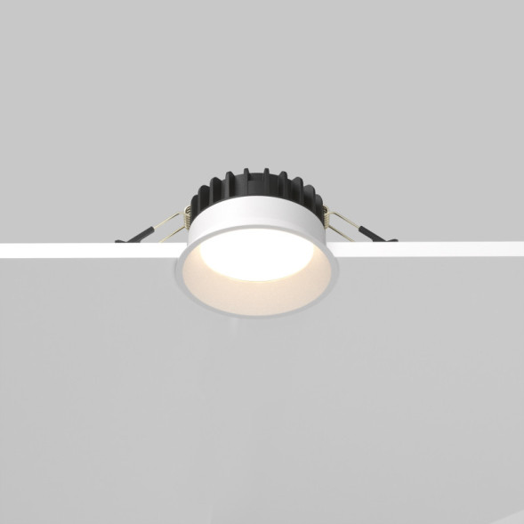 Точечный влагозащищенный светильник Maytoni Technical Okno DL055-8W3-4-6K-W