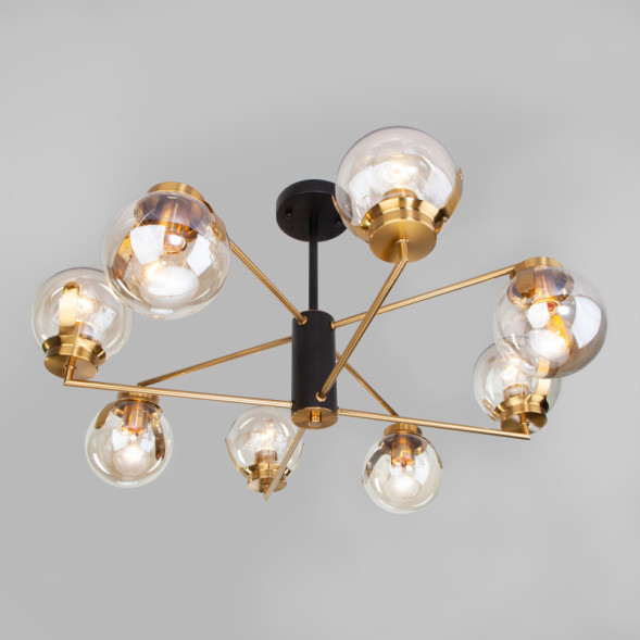 Люстра на штанге Eurosvet CREEK 70118/8 черный