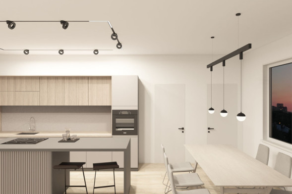 Светодиодный трековый светильник Denkirs SMART MOON DK8056-BK