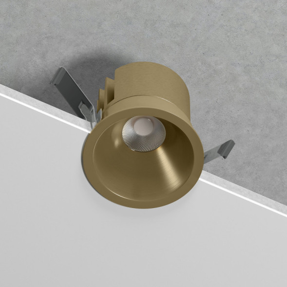 Встраиваемый светильник Elektrostandard 25071/LED 15W латунь Forte