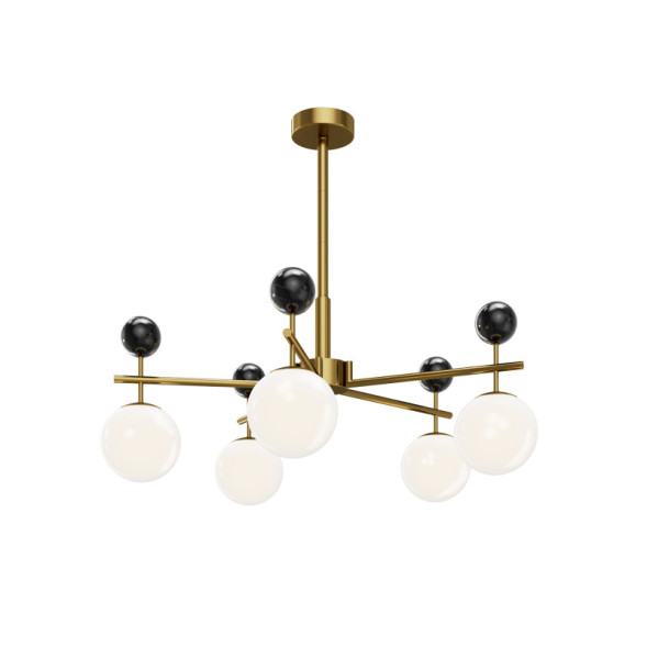 Люстра на штанге Maytoni MOD436PL-05BS Museo