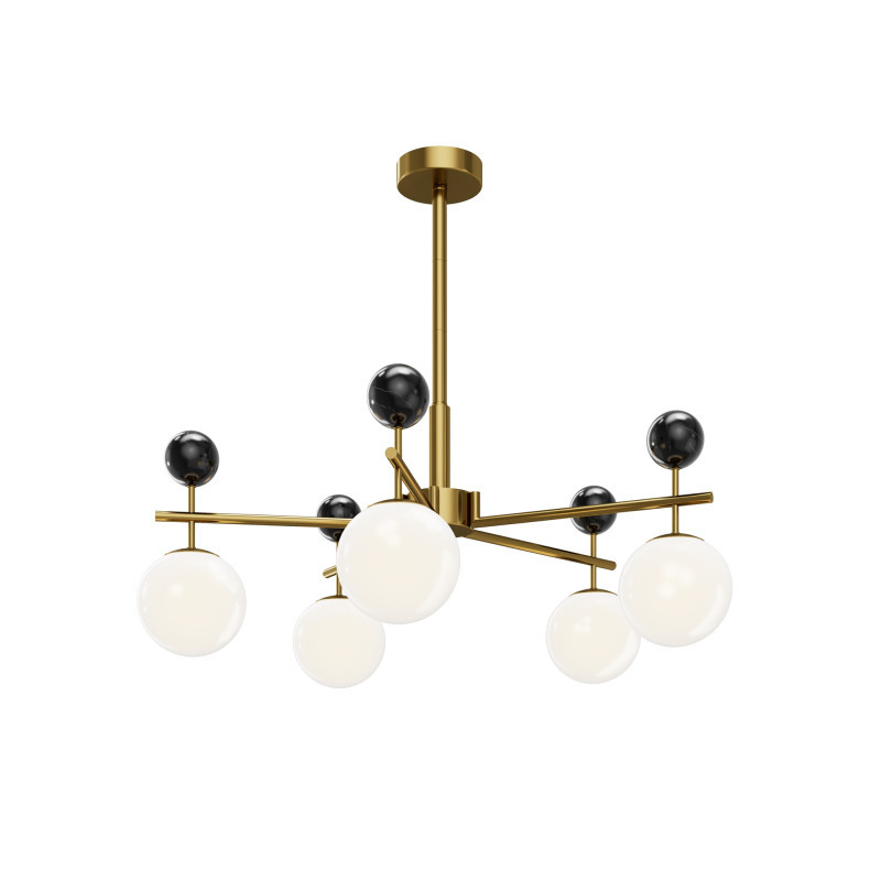 Люстра на штанге Maytoni MOD436PL-05BS Museo