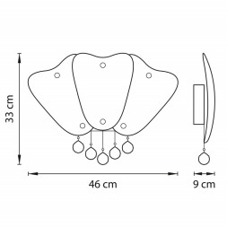 Бра Lightstar Lobo 804640