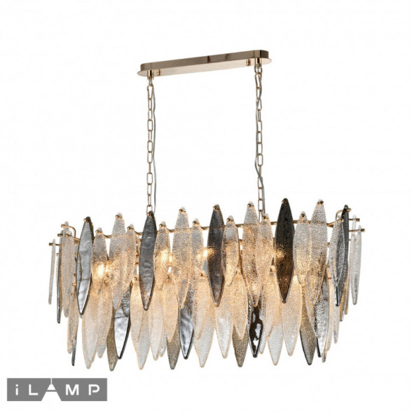 Каскадная люстра iLamp DOLCE P2543-10 GD