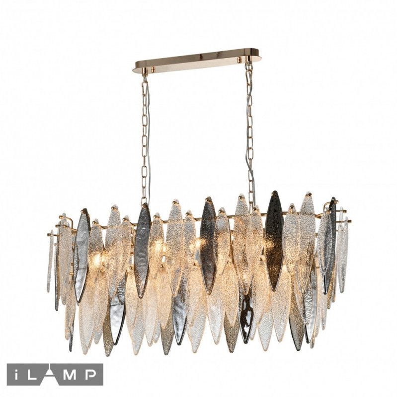 Каскадная люстра iLamp DOLCE P2543-10 GD