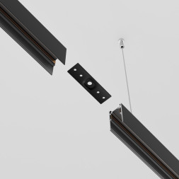 Соединитель для шинопровода Maytoni Technical Magnetic track system Exility накладной черный TRA034C-21B