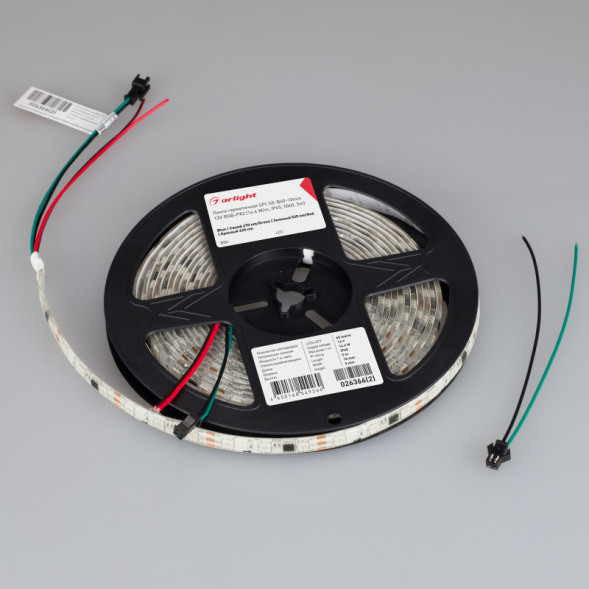 Лента Arlight SPI-SE-B60-10mm 5060 026366(2) 72W 12V RGB IP65