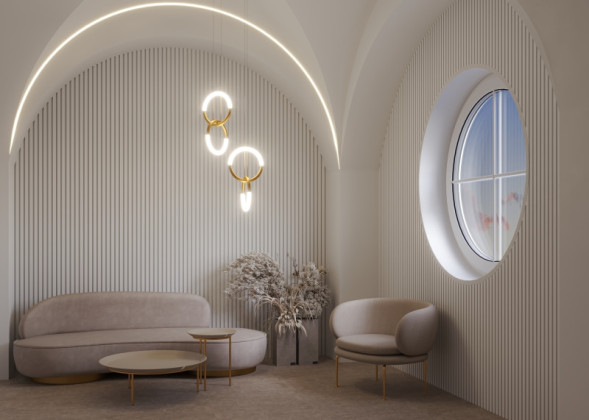 Подвесной светильник Maytoni Node MOD165PL-L18G3K