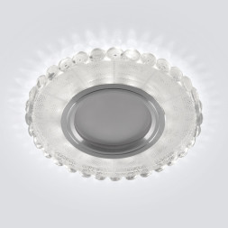 Встраиваемый точечный светильник Elektrostandard 2245 MR16 SL/WH зеркальный/белый