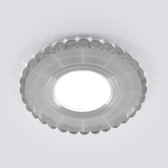 Встраиваемый точечный светильник Elektrostandard 2245 MR16 SL/WH зеркальный/белый