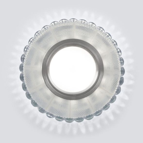 Встраиваемый точечный светильник Elektrostandard 2245 MR16 SL/WH зеркальный/белый